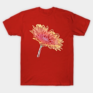 Blooming Daisy Abstract T-Shirt